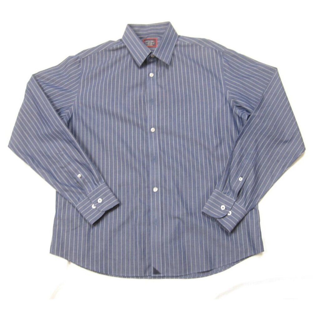 UNTUCKit Shirt Men Striped Gifford WF Button Old Money Nautical Sz M (M105)